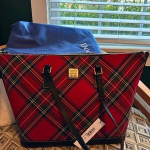Dooney & Bourne Tartan tote